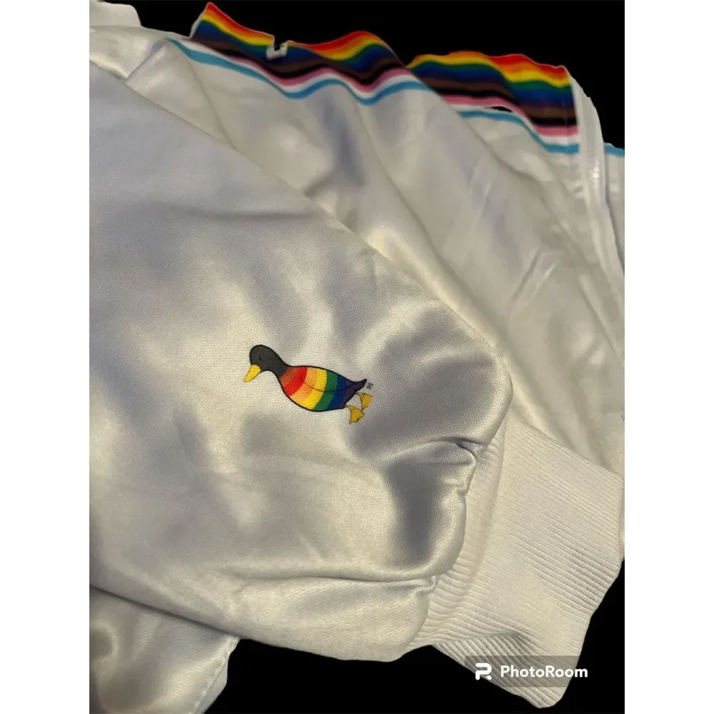 Xbox Jacket Gay Pride LGBTQIA Team XBox Gaming For Everyone Furry Inside Size XL